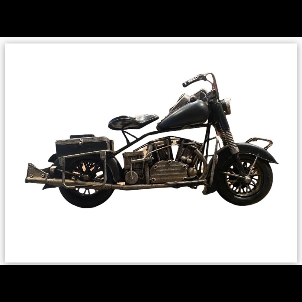 Vintage Motorcycle table top Decor